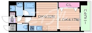 プレジオ江坂Ⅱの物件間取画像